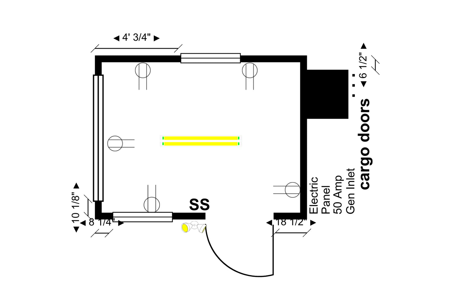 10ft Shipping Containers Scale House (10STSH)
