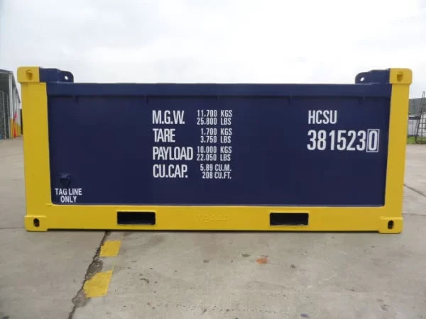 10ft DNV 2.7-1 Half Height Open Top Containers quantity