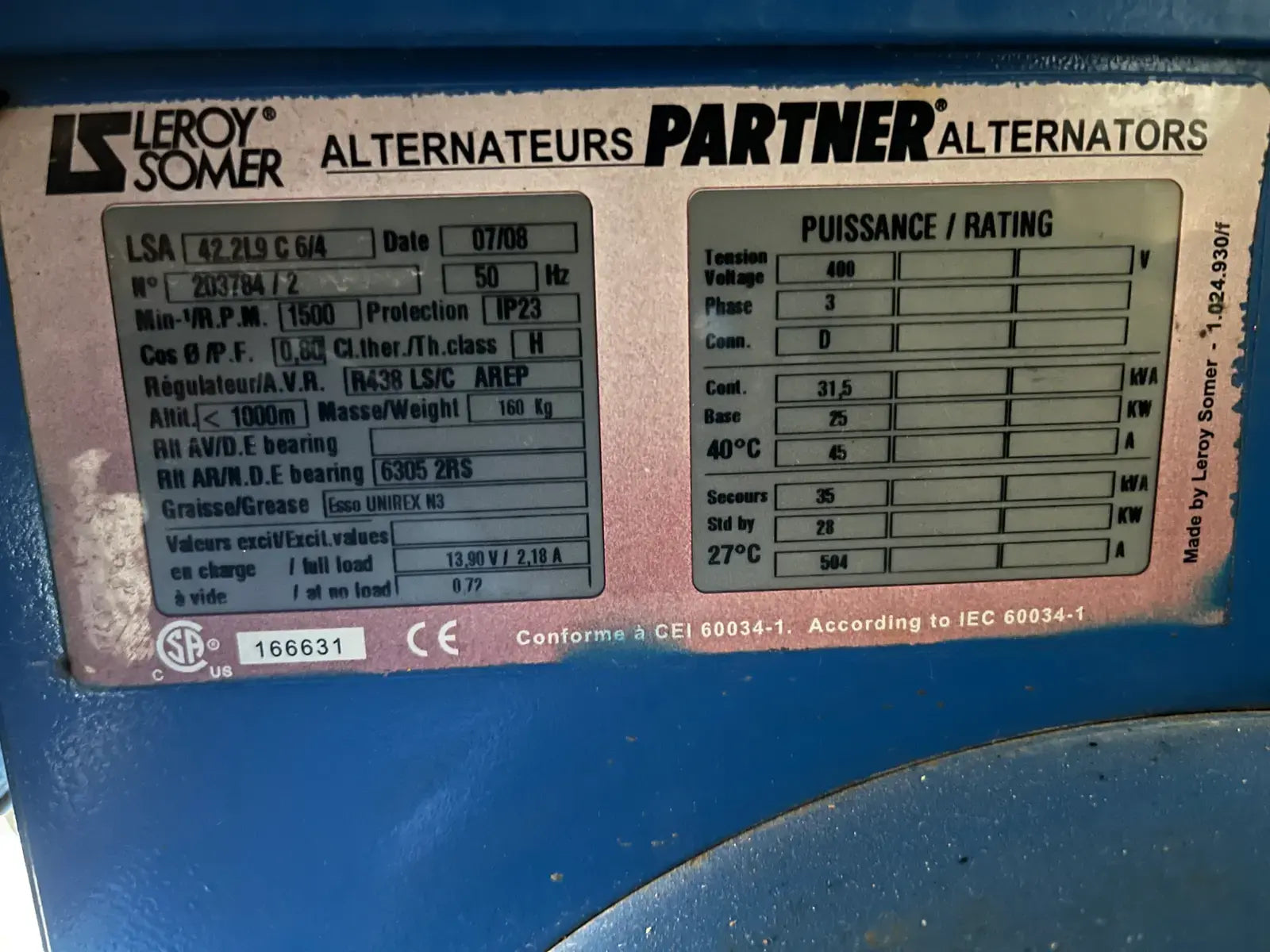 1991 Cummens Containerized Emergency Generator (Used) Watch the video