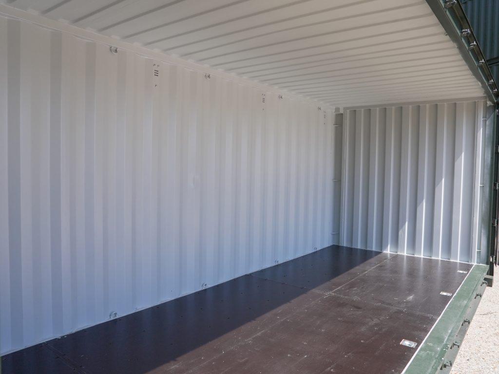 20-foot open side container