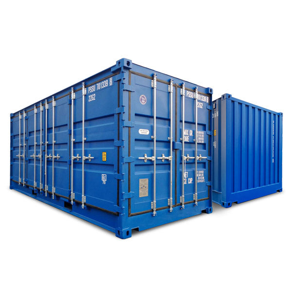 20-foot open side container