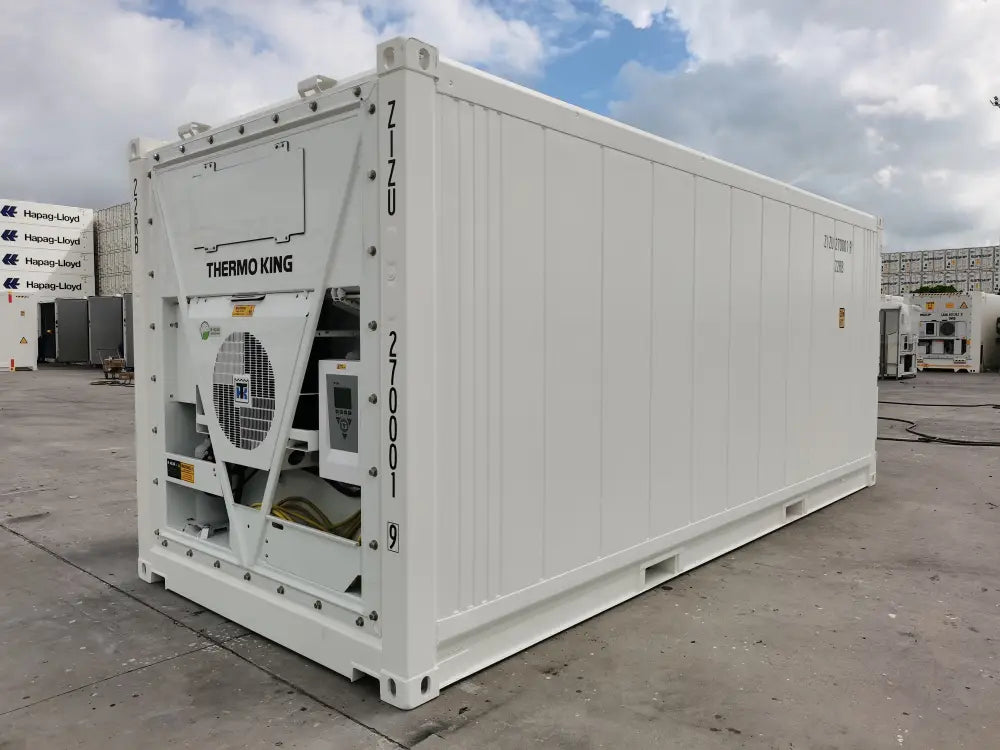 20ft shipping container domestic reefer white new back corner right.webp