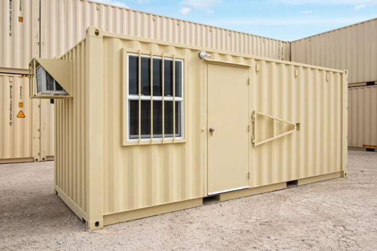 20ft Mobile Office Shipping Container with Storage (20STMOS)
