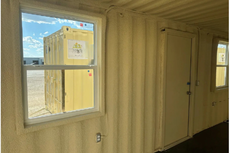 20ft Shipping Container Office (Insulated / No Siding) (20STOFI)