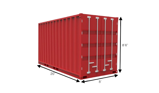40ft Standard Wind & Water Tight Shipping Container (40STWWT)