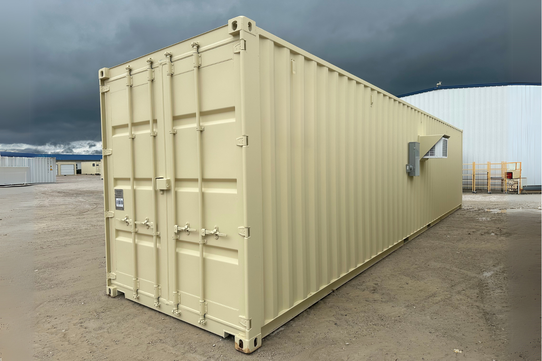 40ft Shipping Container Office (Insulated / No Siding) (40HCOFI)