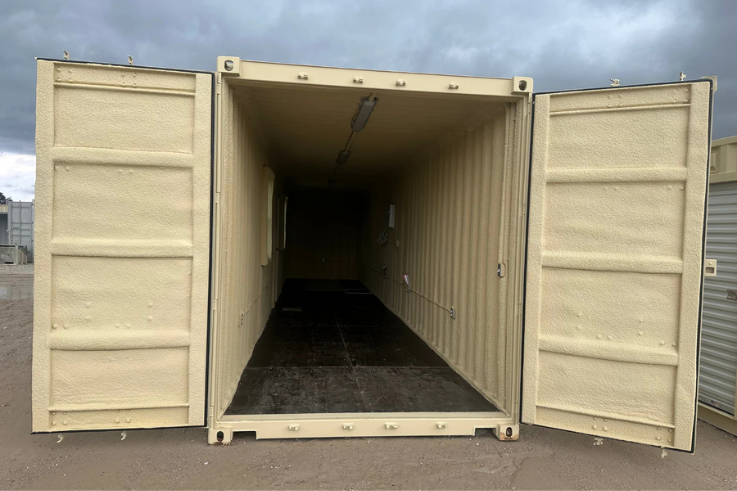 40ft Shipping Container Office (Insulated / No Siding) (40HCOFI)