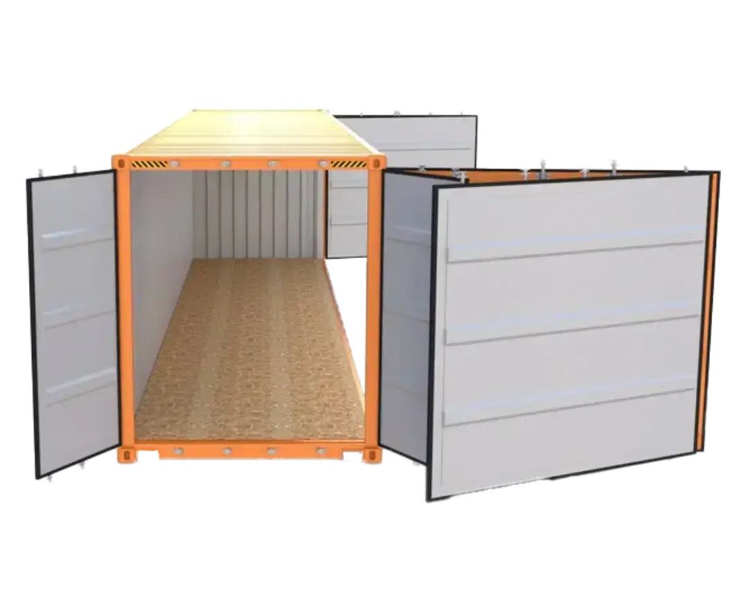 40ft HC Open Side Container