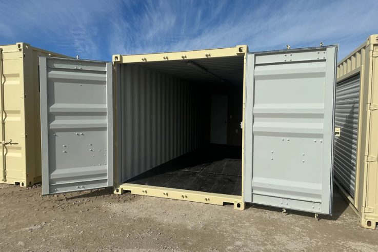 40ft Mobile Office Shipping Container with Storage (18/22) (40STMOS1822)
