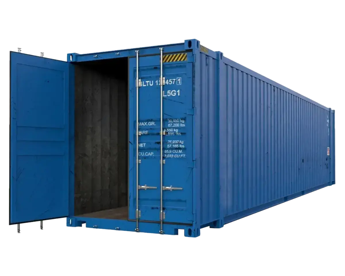 45ft High Cube Shipping Container – Premium High-Volume Storage