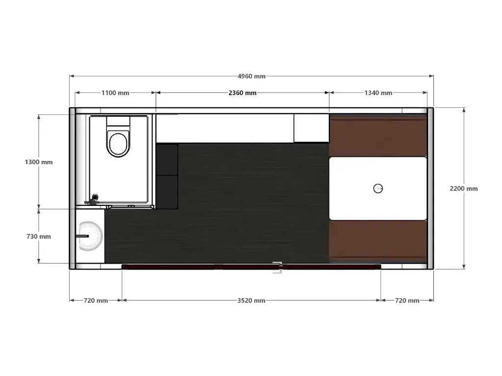 Eco 5000 B Tiny House / Office Studio