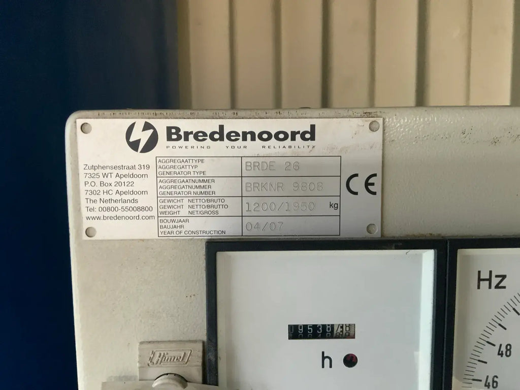 2007 Bredenoord BRDE 26 Containerized Emergency Generator (Used) – Watch the Video