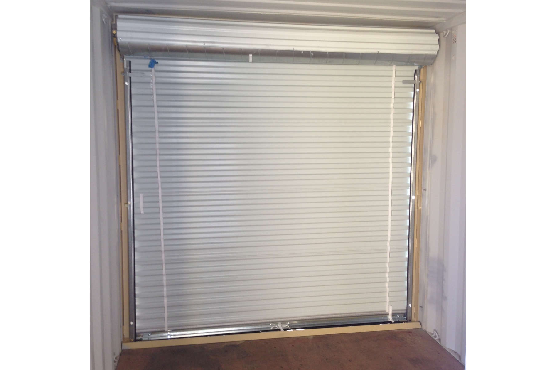 import placeholder for shipping container roll up door framing kit
