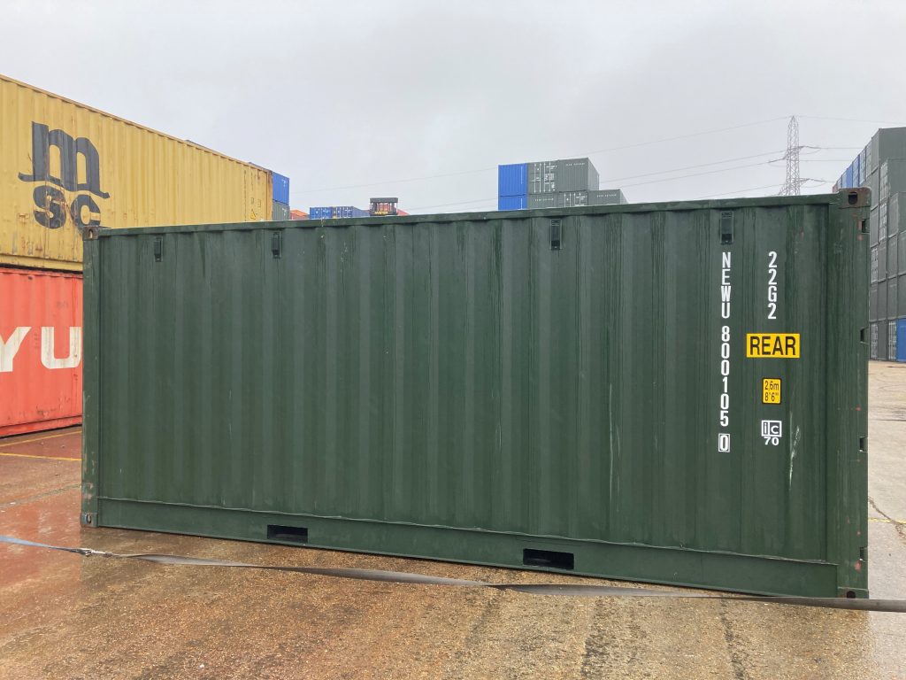 20-foot open side container