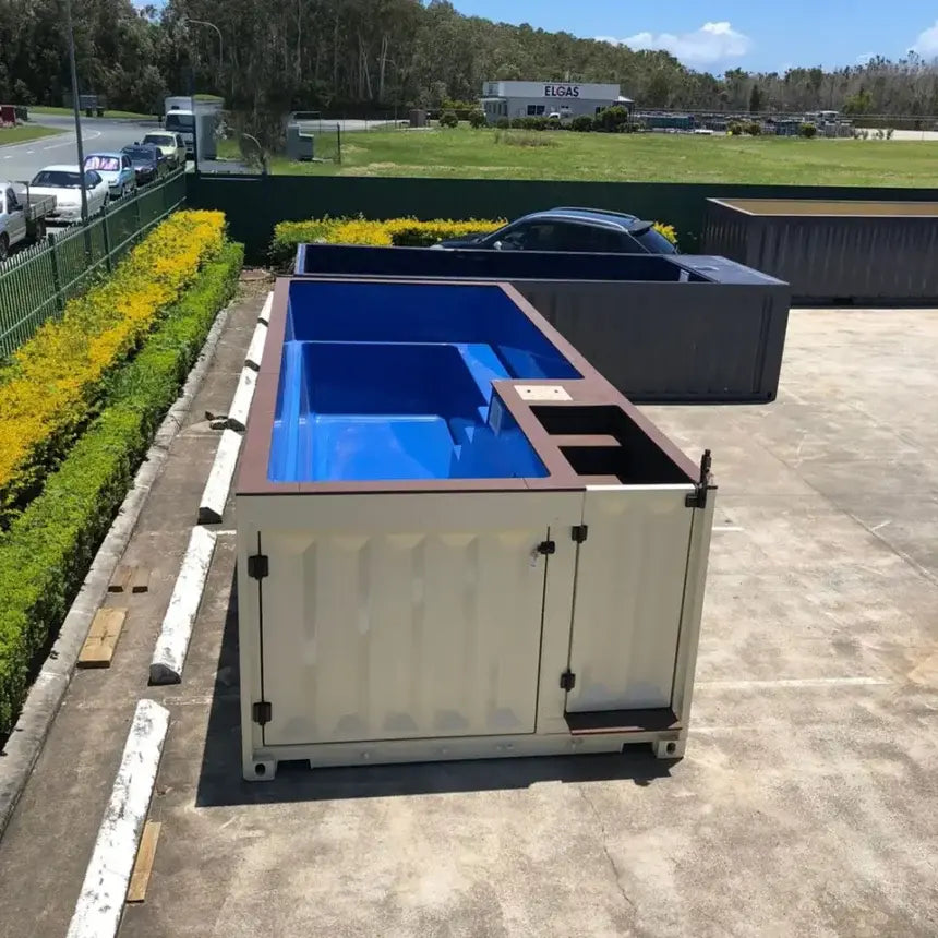 40-foot shipping container pool