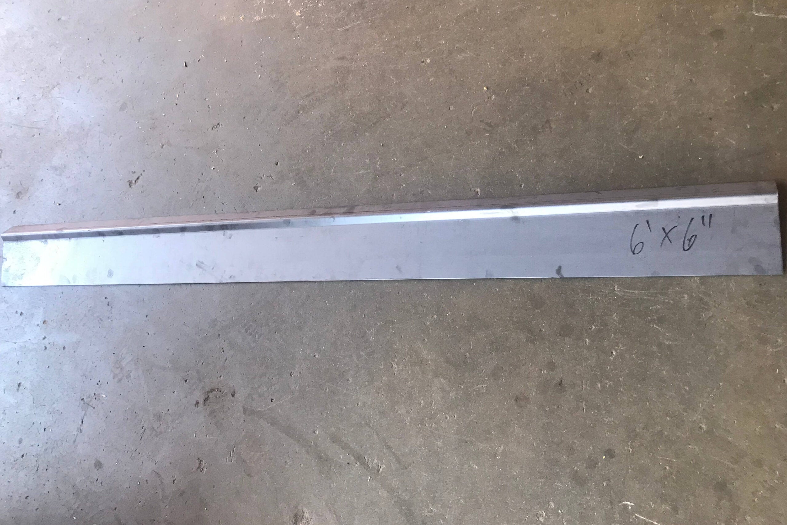 import placeholder for shipping container roll up door threshold plate