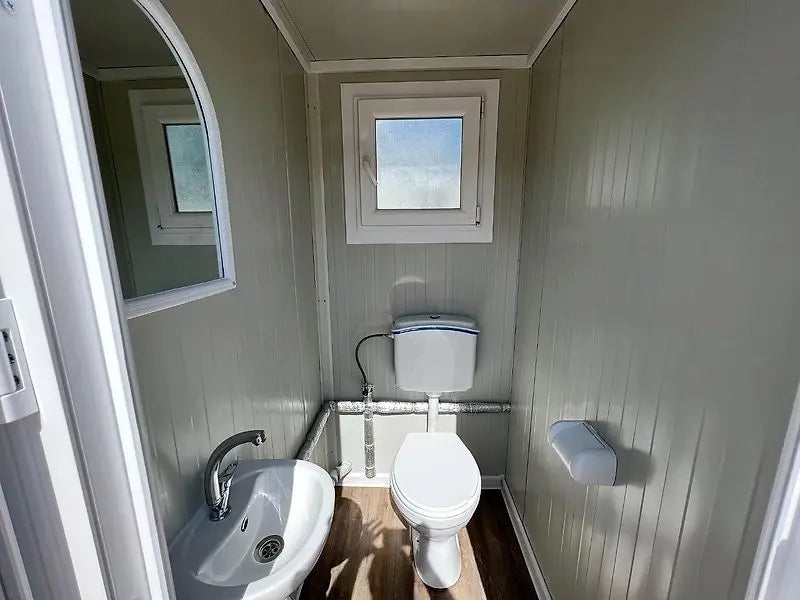 Sanitary container, WC container, double WC 120×220