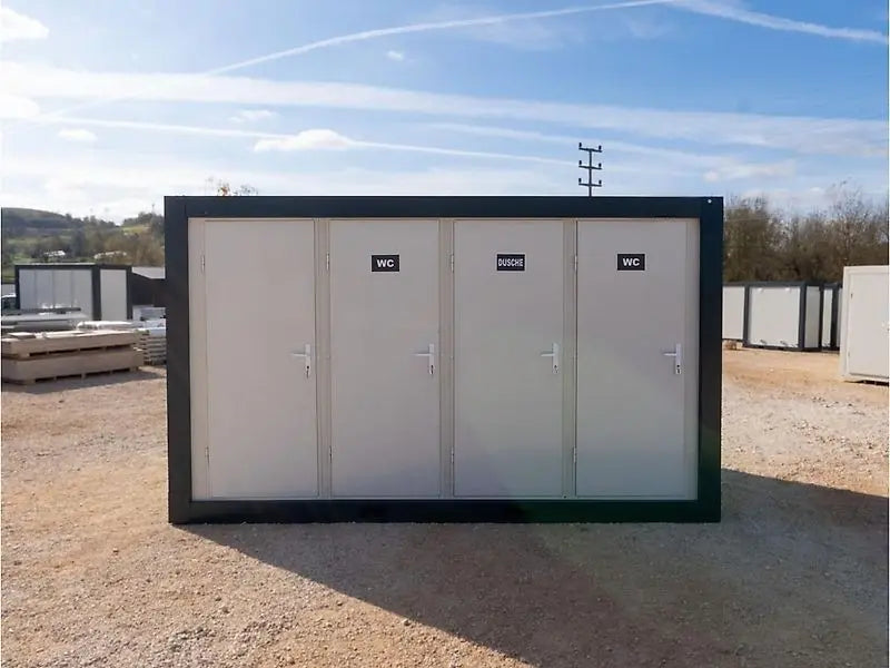 Sanitary container, 8 x (toilet + sink) 220×400
