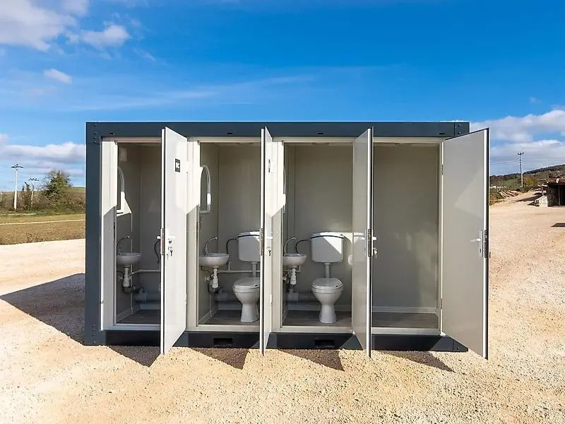 Sanitary container, 8 x (toilet + sink) 220×400