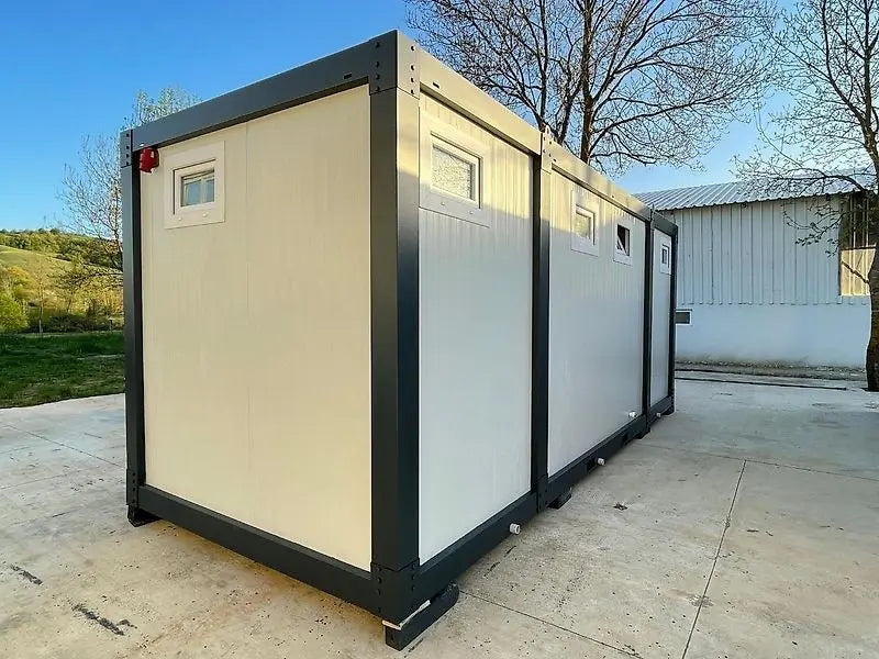 Sanitary container, 6 x (toilet + sink) 240×600