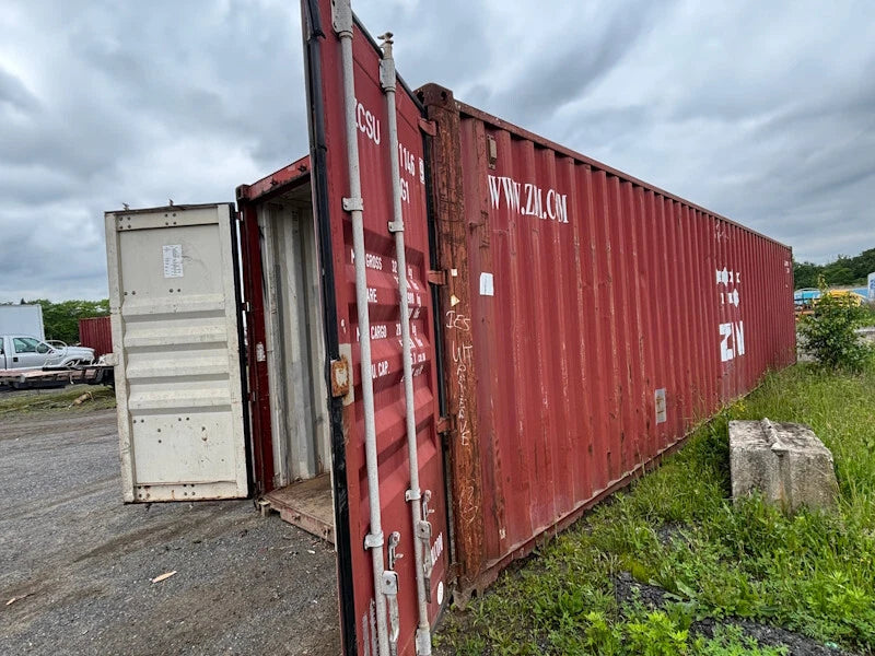 45ft Steel Shipping Containers Red