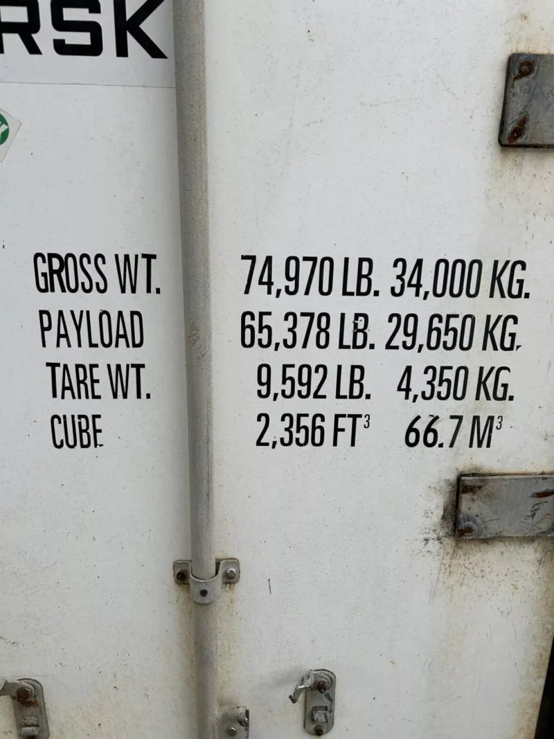 Maersk RAHC-031 Used 40ft Cold Storage Reefer Container – Model CCR18060