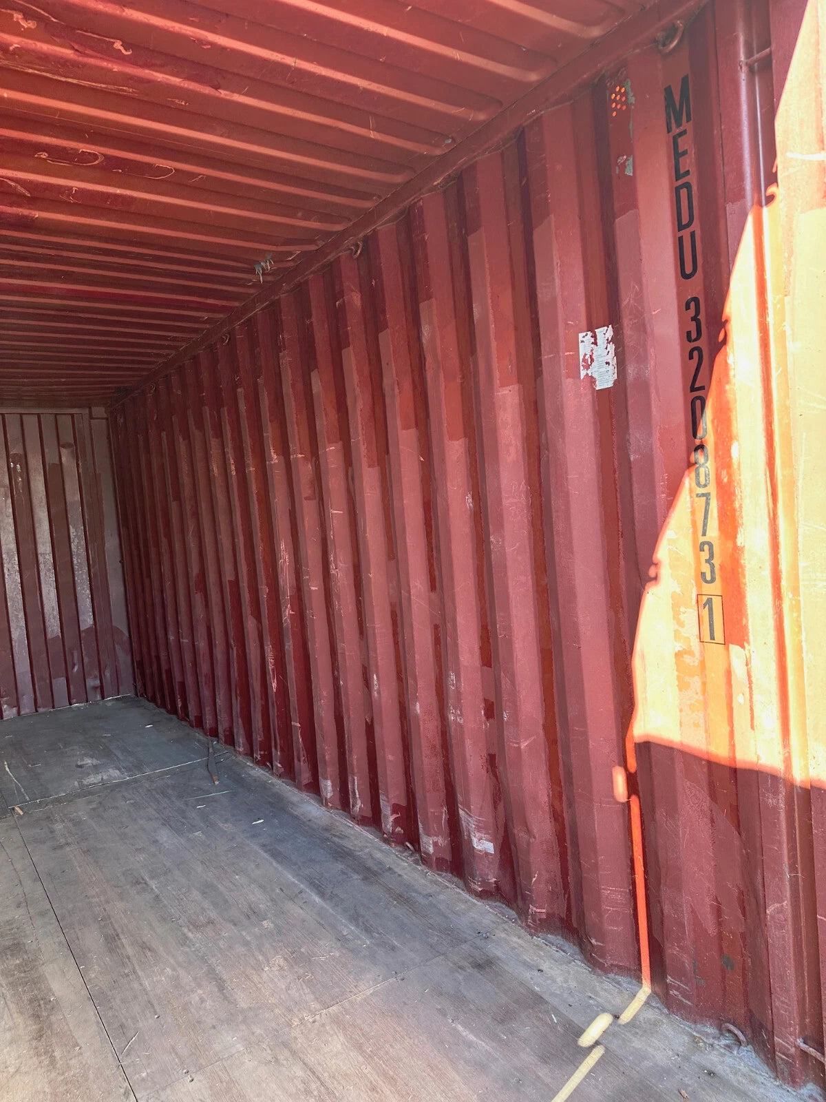20ft Conex Shipping / Storage Container – Yellow/Gold – Priced to Sell!