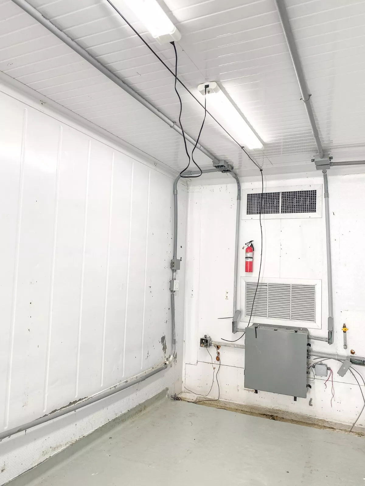 40 Foot High Cube Insulated Shipping Container with 5 Ton Bard HVAC