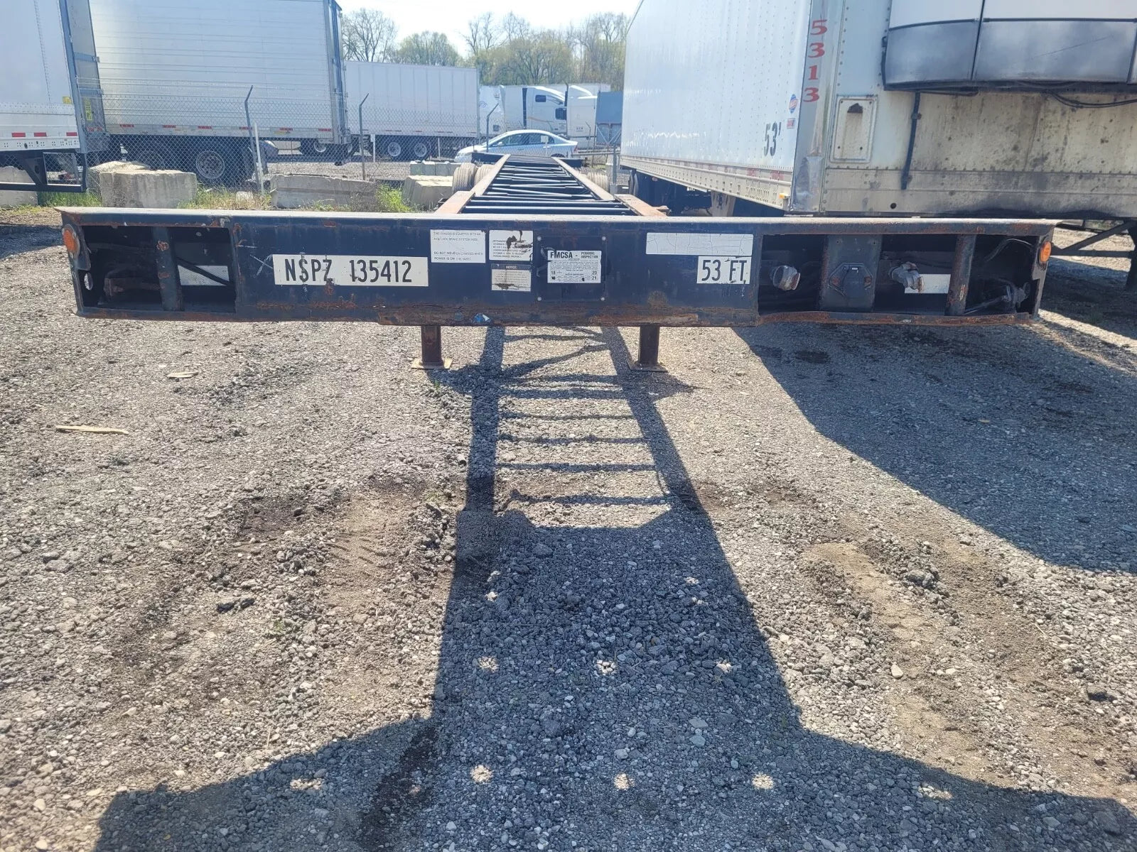 53ft Hyundai Shipping Container Chassis – 2011
