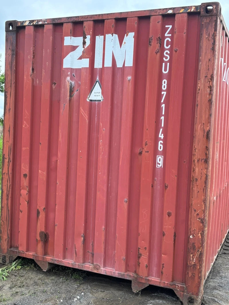 45ft Steel Shipping Containers Red