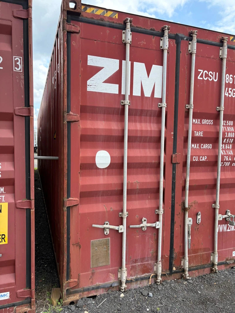 45ft Steel Shipping Containers Red