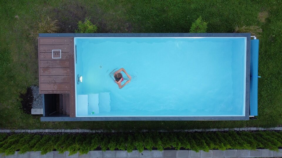 Container pool, COMFORT edition 20″ feet